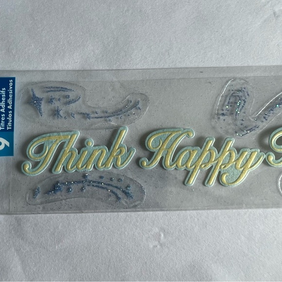 NWT Disney EK Success Tinker Bell Happy Thoughts Dimensional Sticker Set - Picture 5 of 6